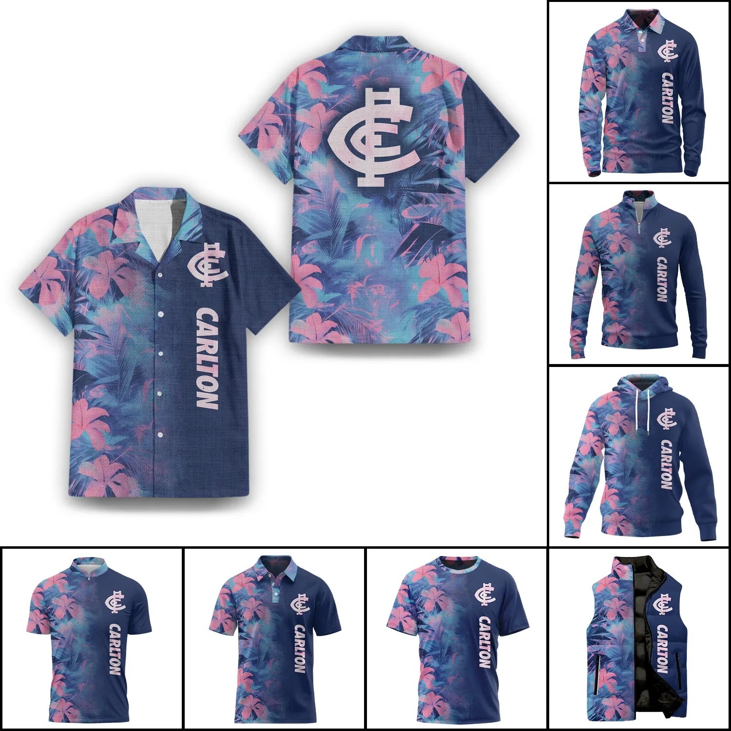 Carlton Blues Apparels SHW054