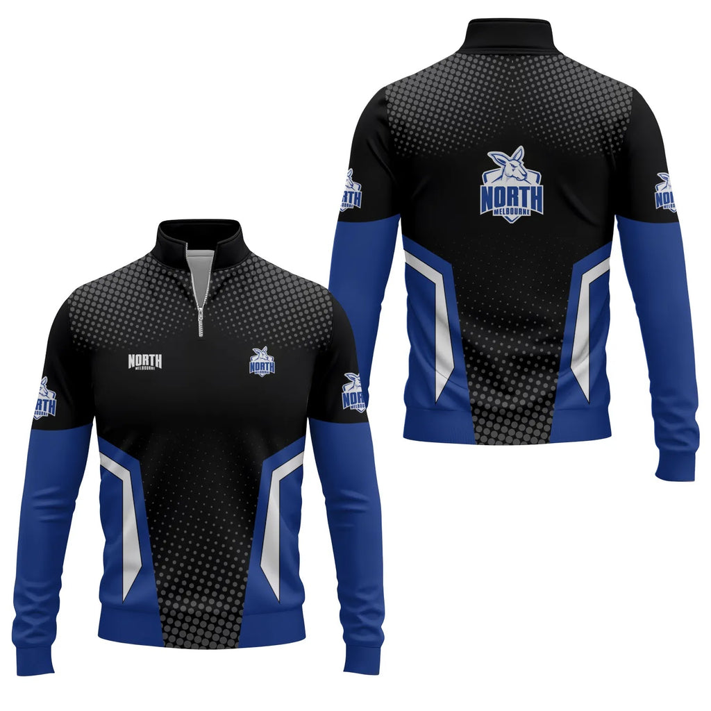 North Melbourne Kangaroos Quarter-zip Pullover SC032