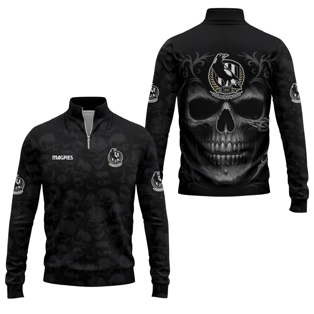 Collingwood Magpies Quarter-zip Pullover SC014