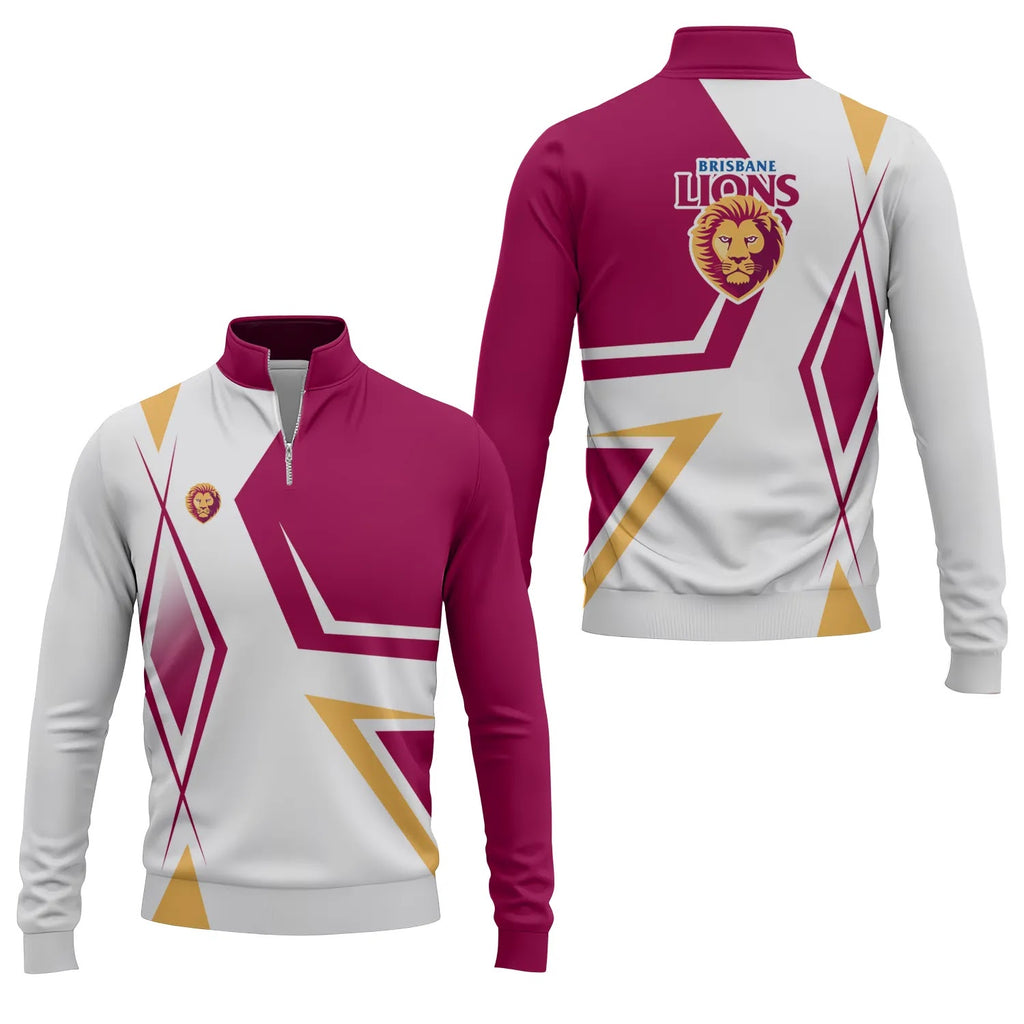 Brisbane Lions Quarter-zip Pullover SC080