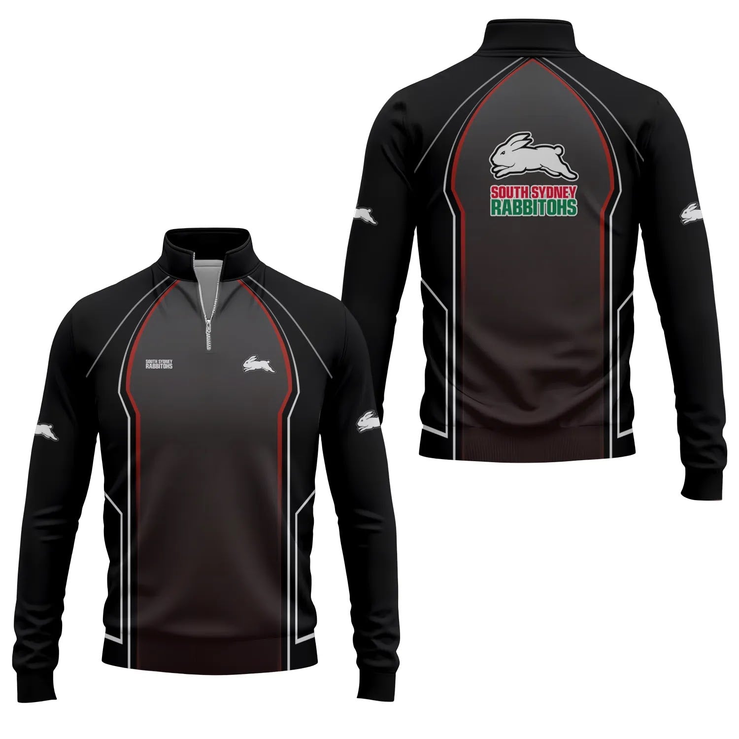 South Sydney Rabbitohs Quarter-zip Pullover SC061