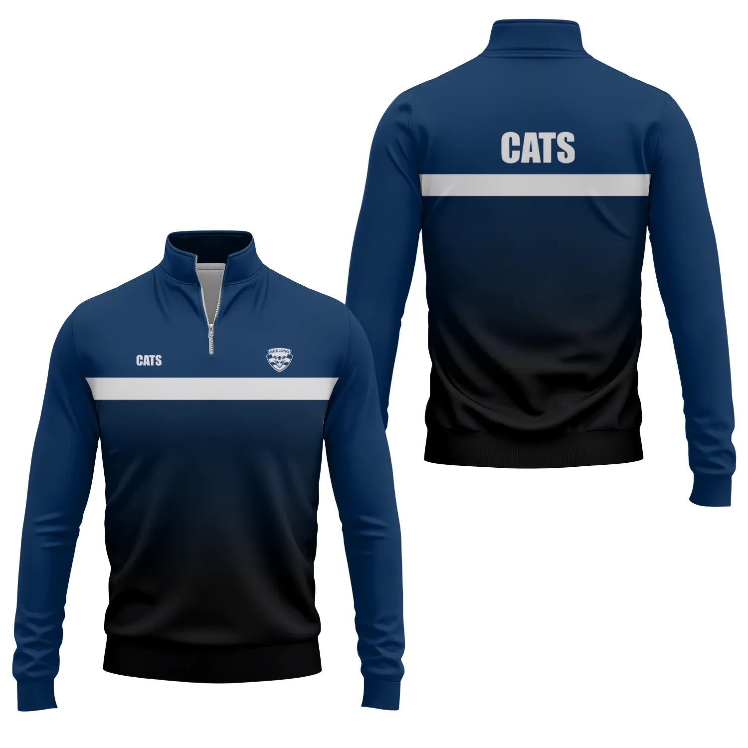 Geelong Cats Quarter-zip Pullover SC050