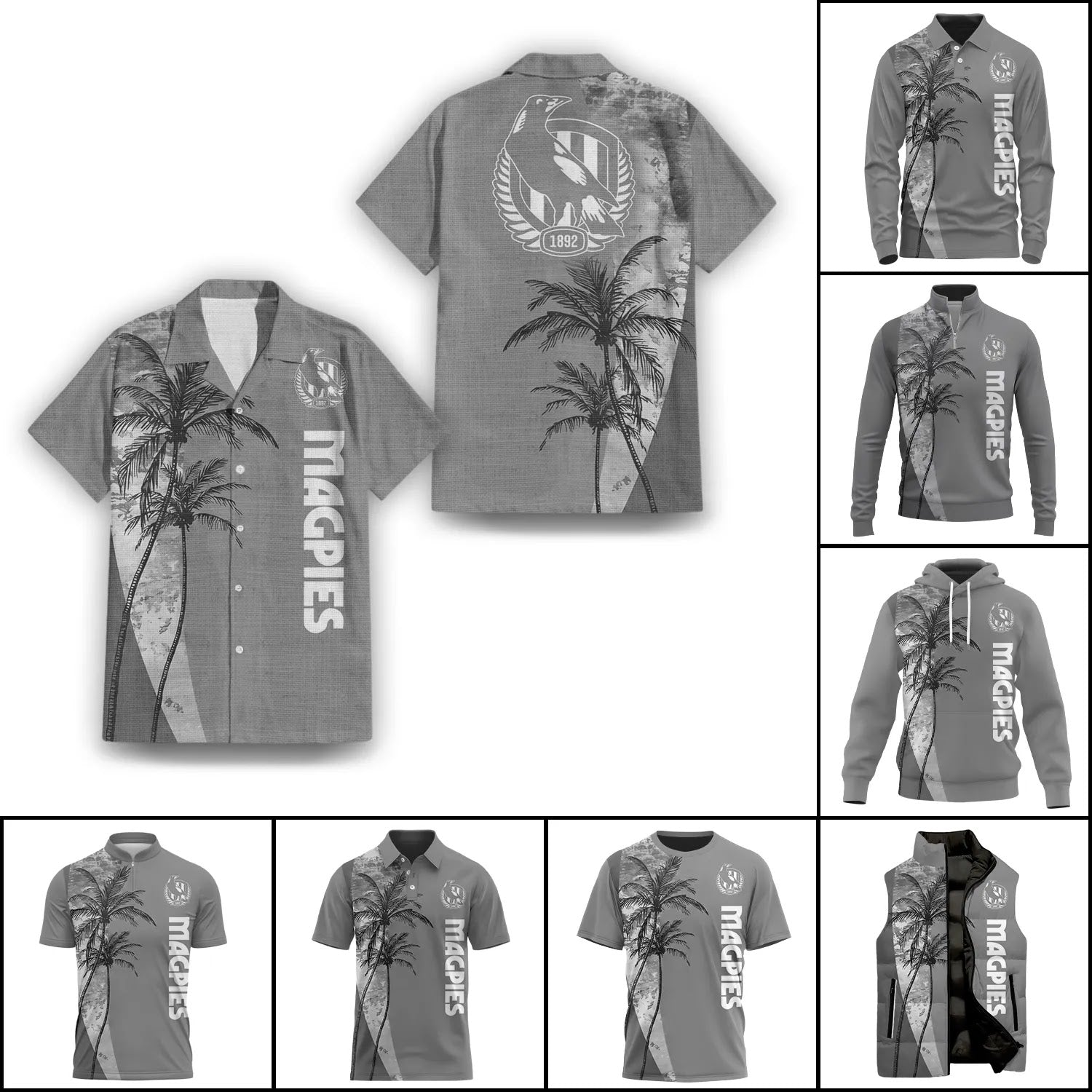 Collingwood Magpies Apparels SHW071