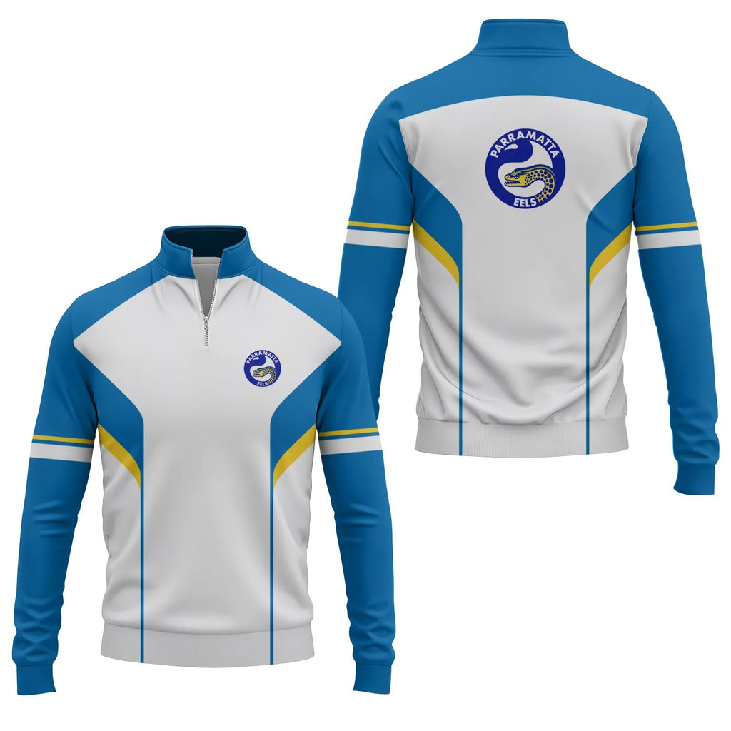 Parramatta Eels Quarter-zip Pullover SC113
