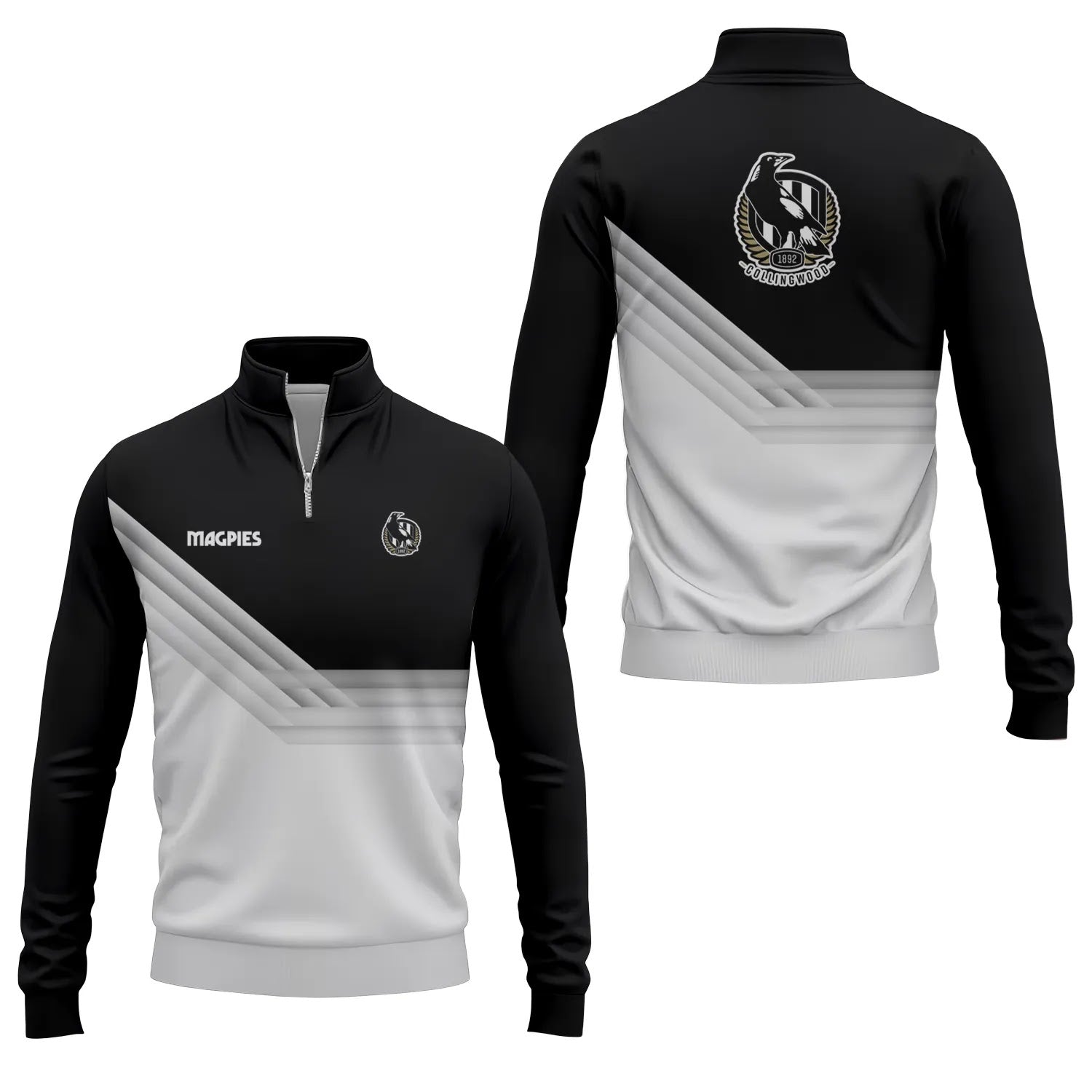Collingwood Magpies Quarter-zip Pullover SC106