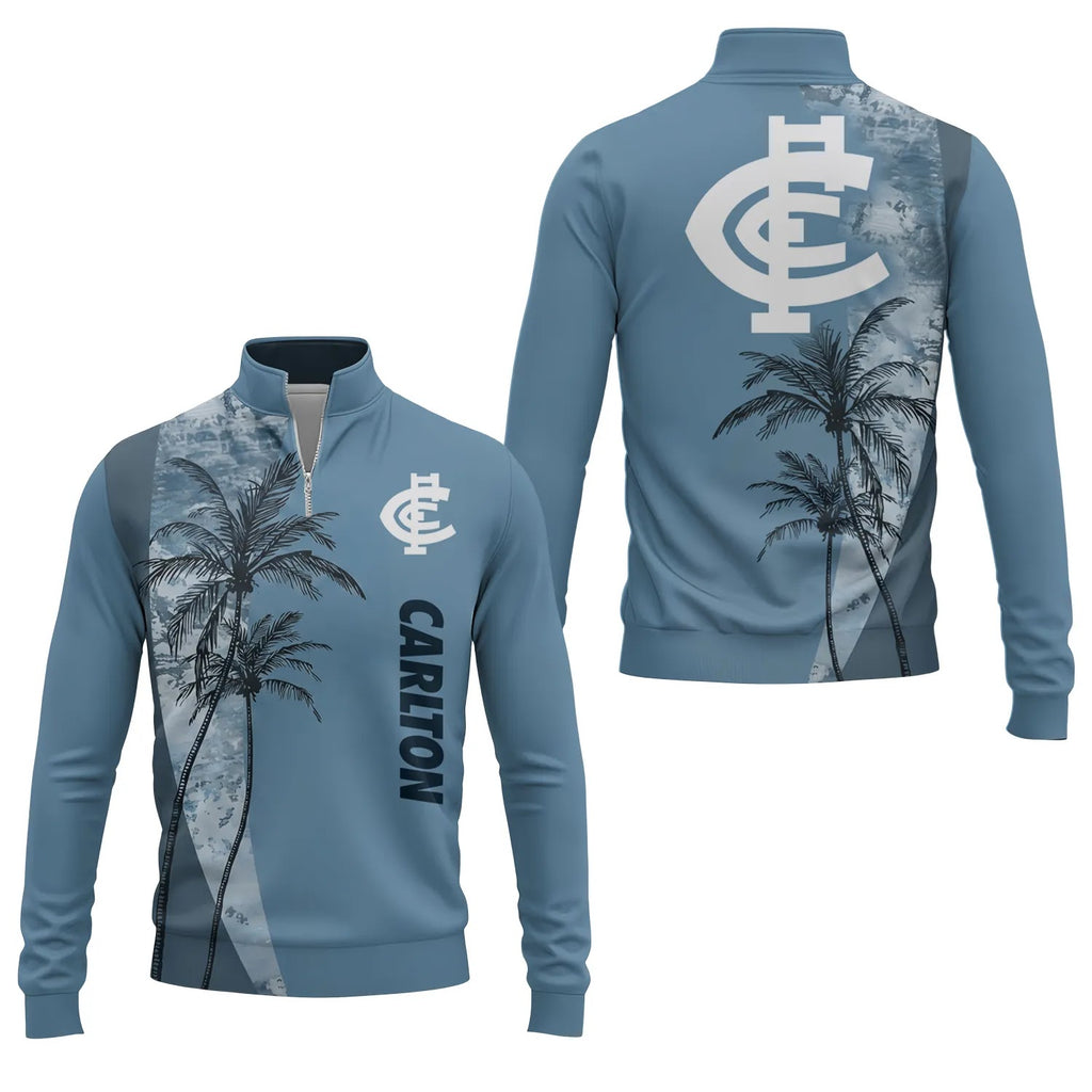 Carlton Blues Quarter-zip Pullover SHW071