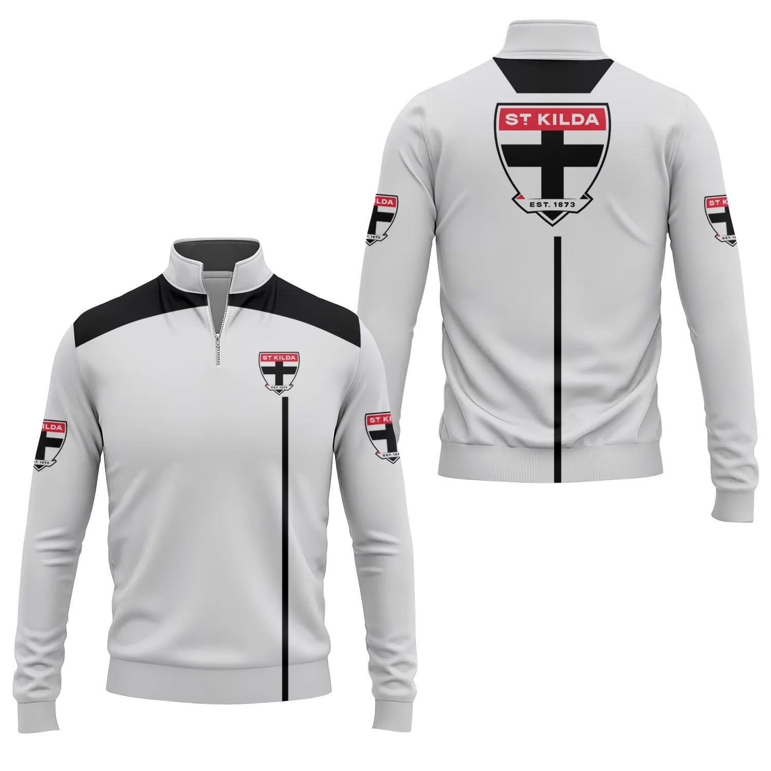 St Kilda Saints Quarter-zip Pullover SC021