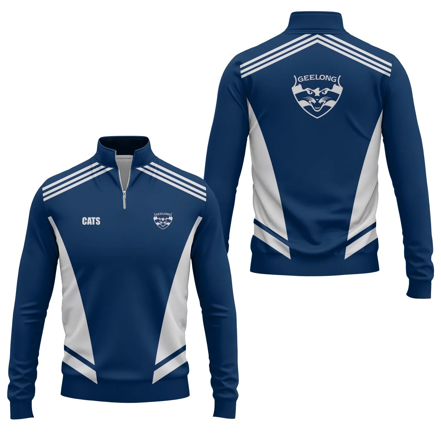 Geelong Cats Quarter-zip Pullover SC092