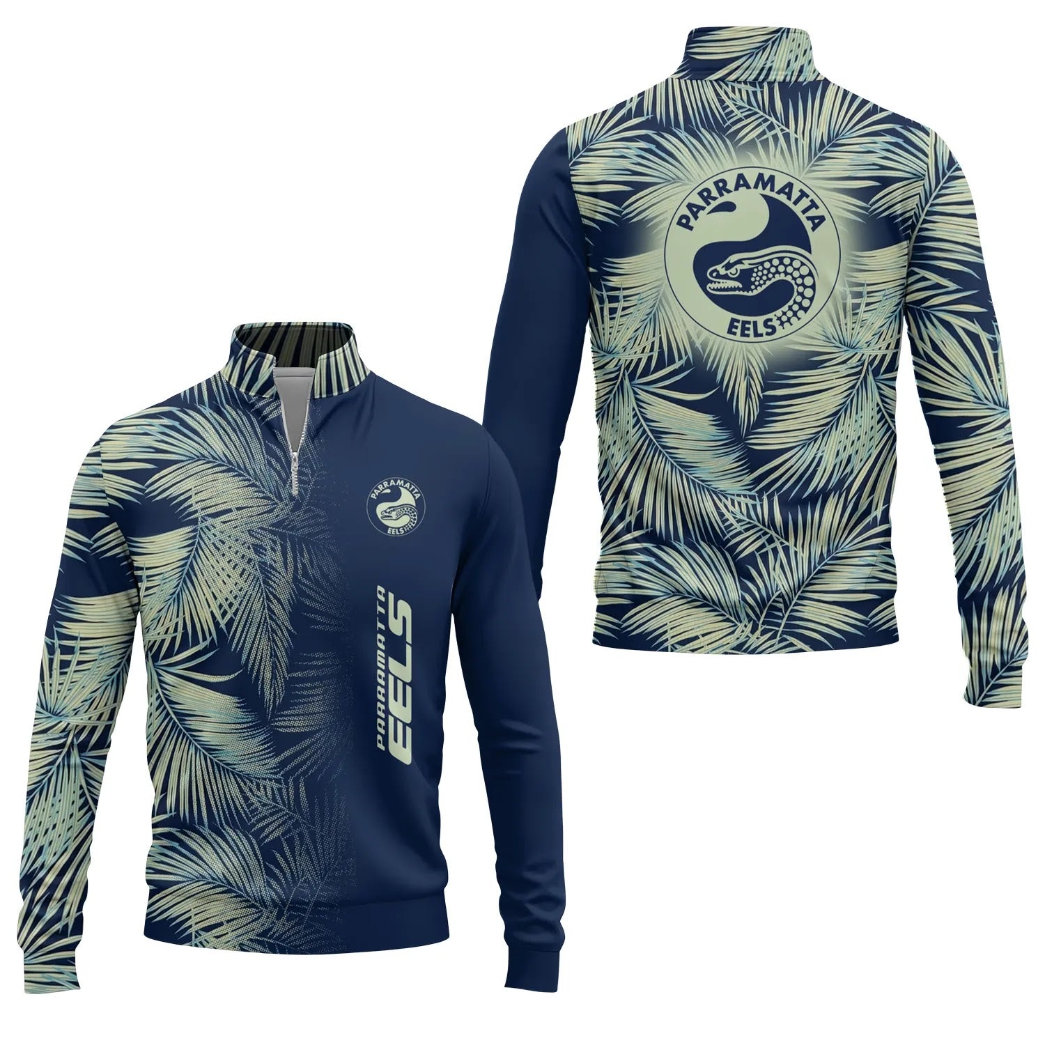 Parramatta Eels Quarter-zip Pullover SHW003