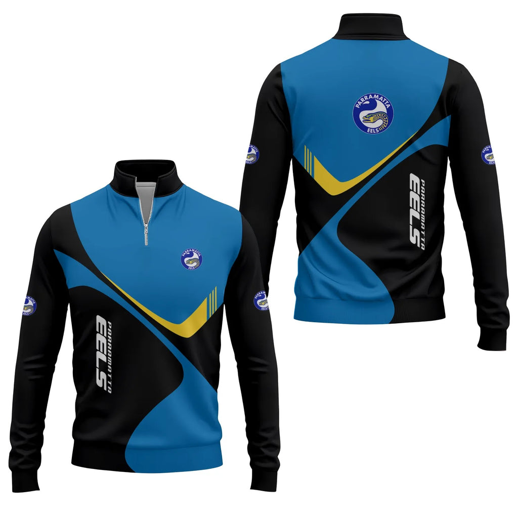 Parramatta Eels Quarter-zip Pullover SC058