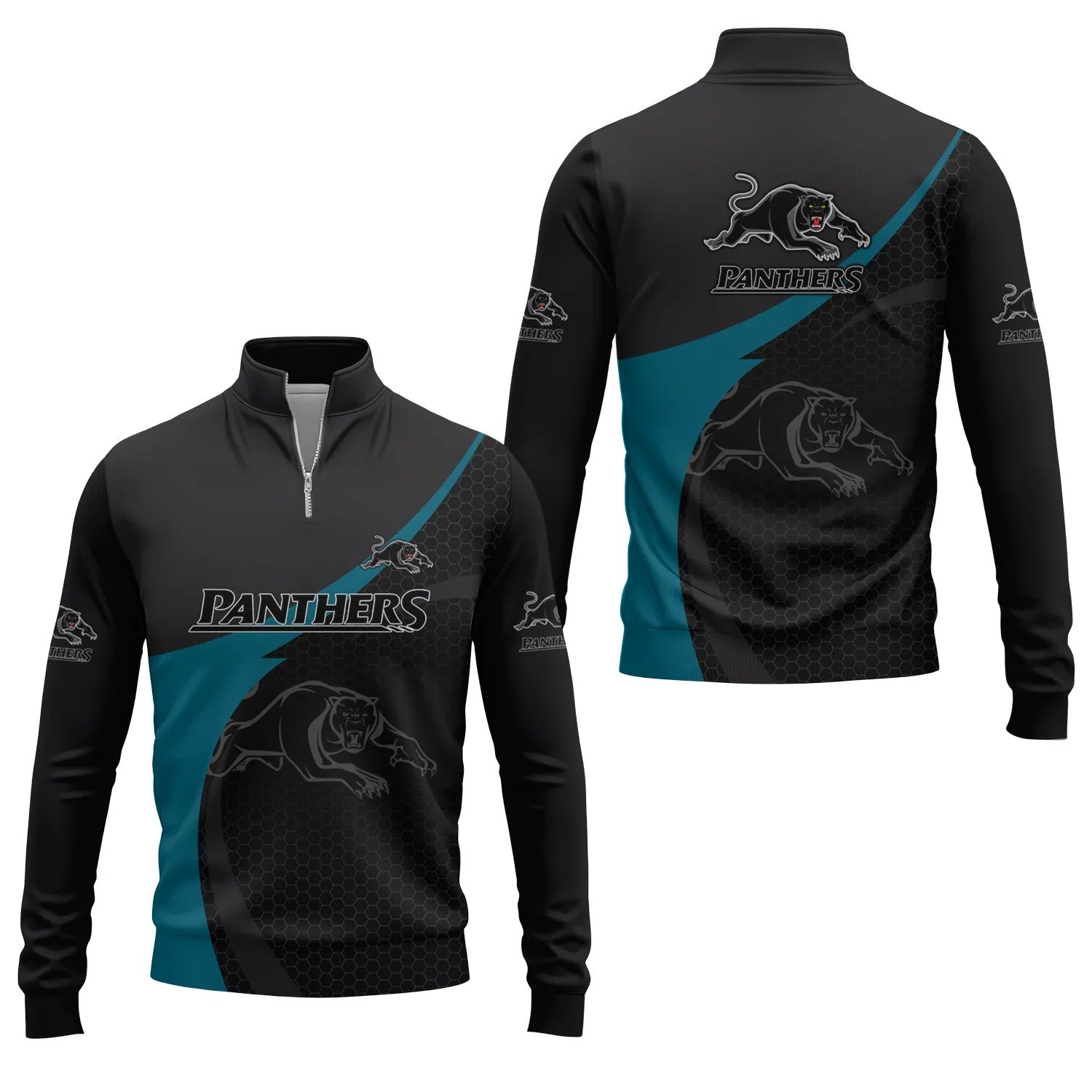 Penrith Panthers Quarter-zip Pullover SC002