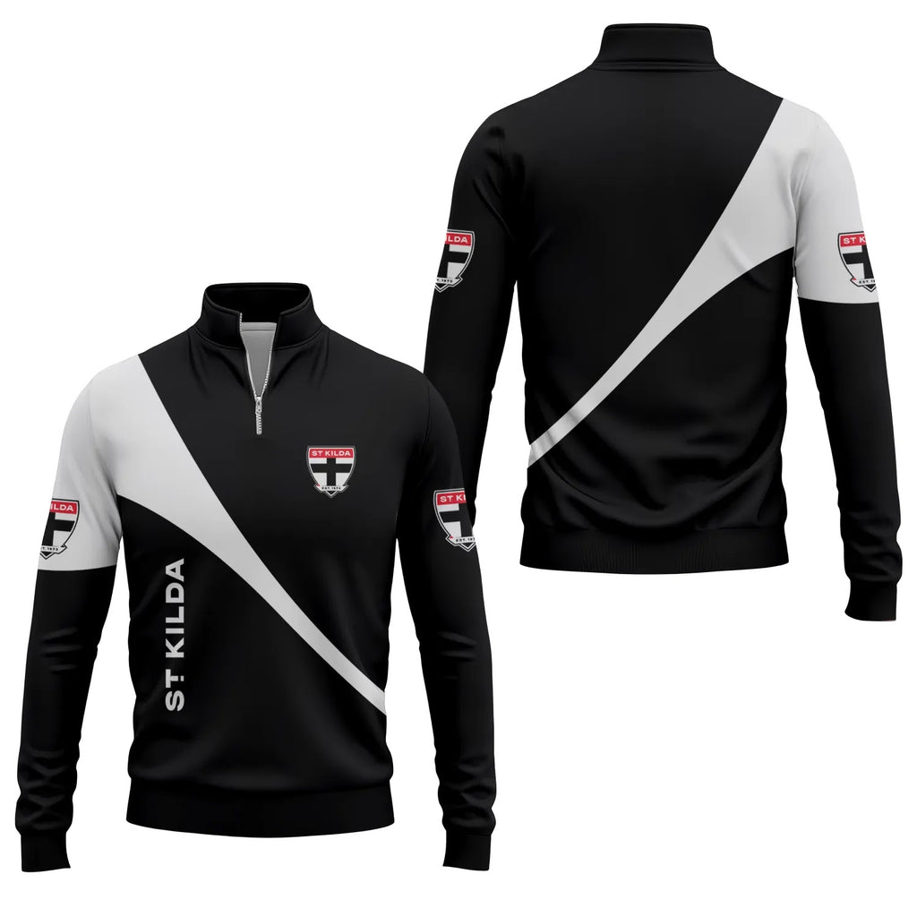 St Kilda Saints Quarter-zip Pullover SC090