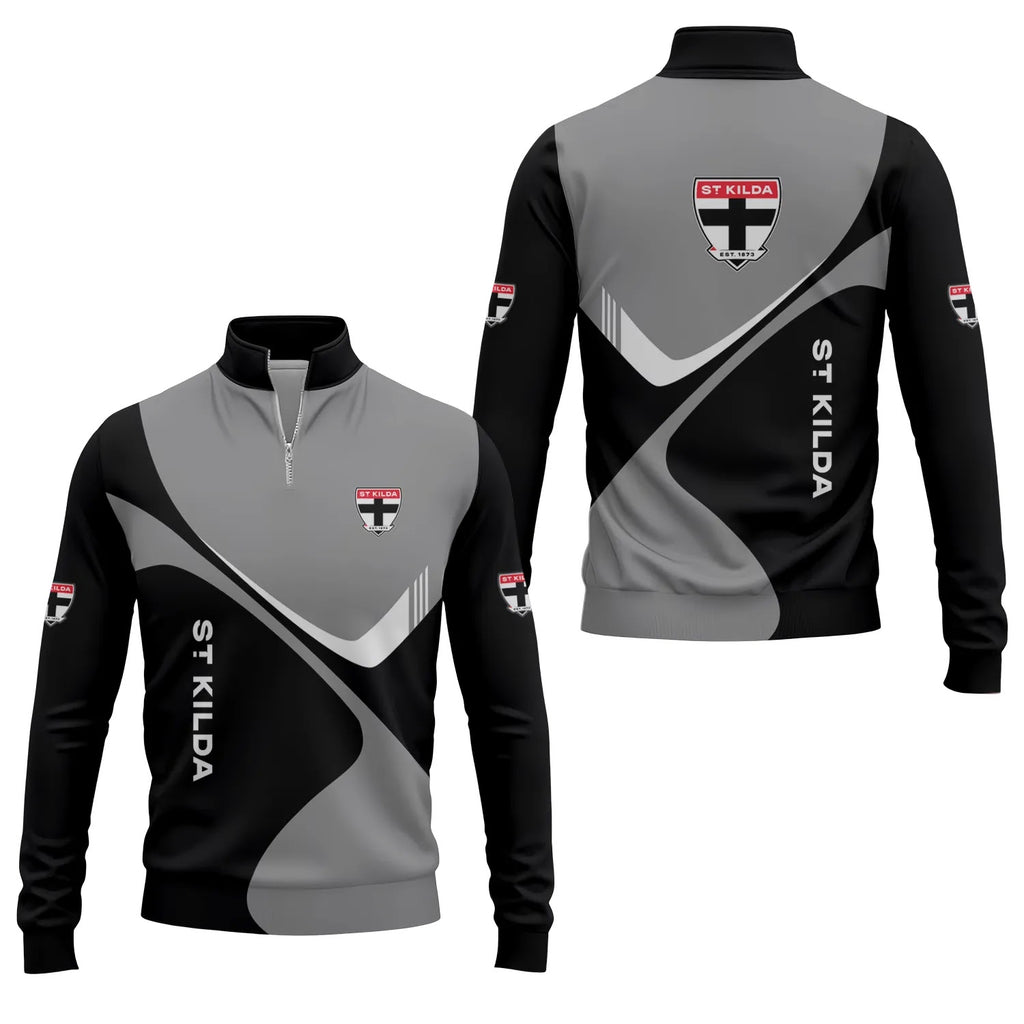 St Kilda Saints Quarter-zip Pullover SC058