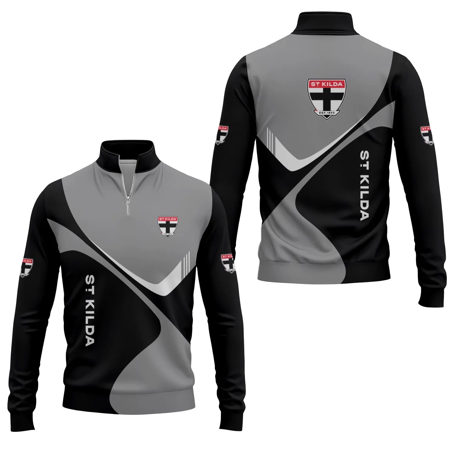 St Kilda Saints Quarter-zip Pullover SC058
