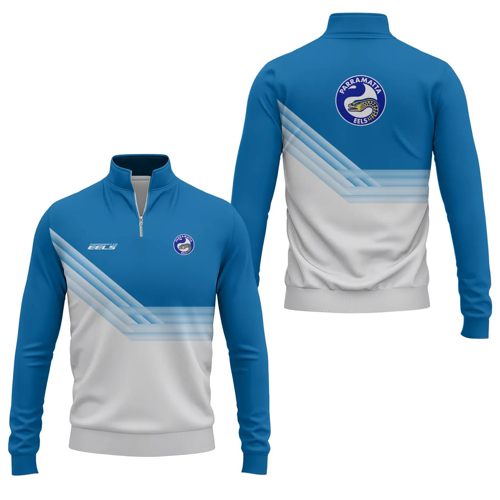 Parramatta Eels Quarter-zip Pullover SC106