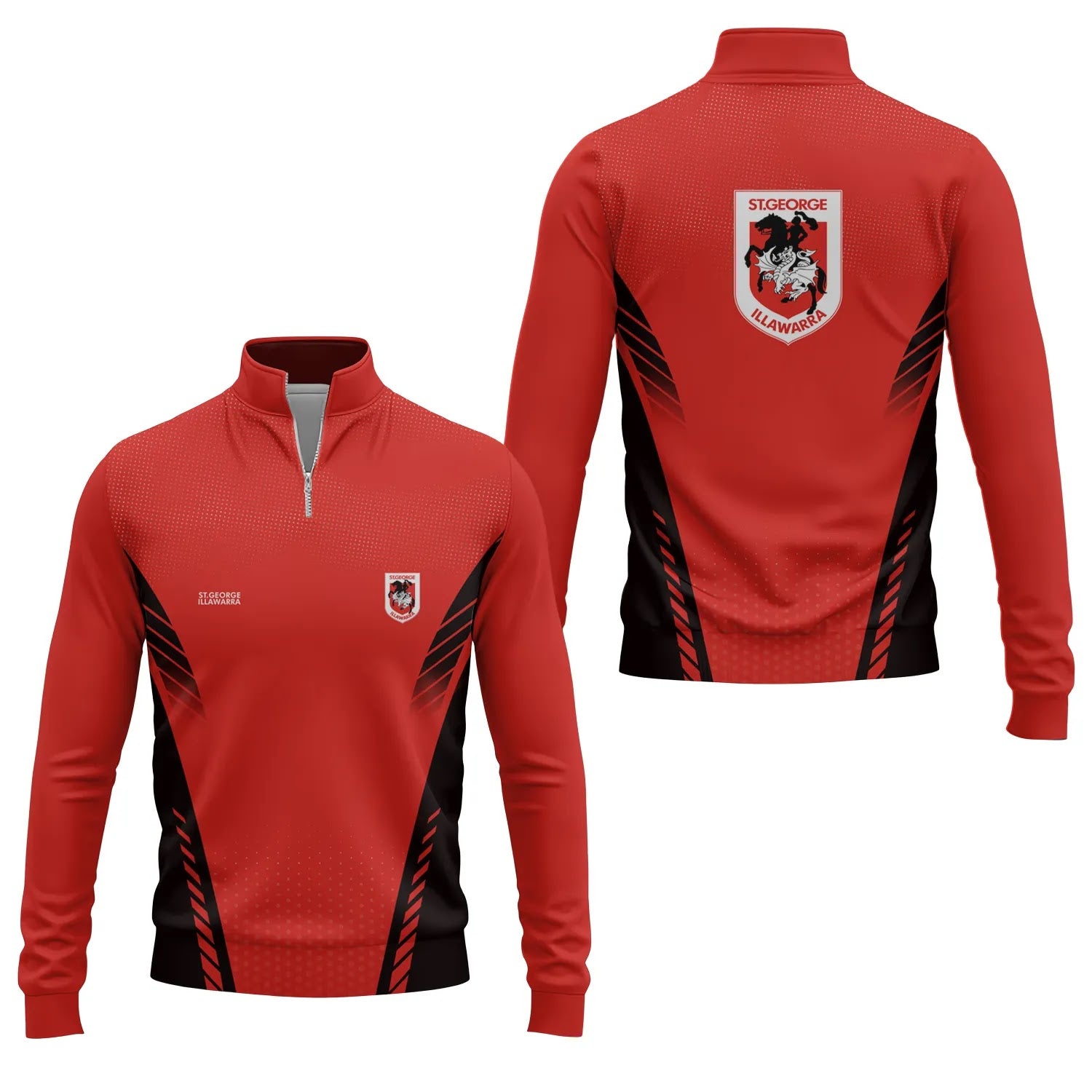 St George Illawarra Dragons Quarter-zip Pullover SC017
