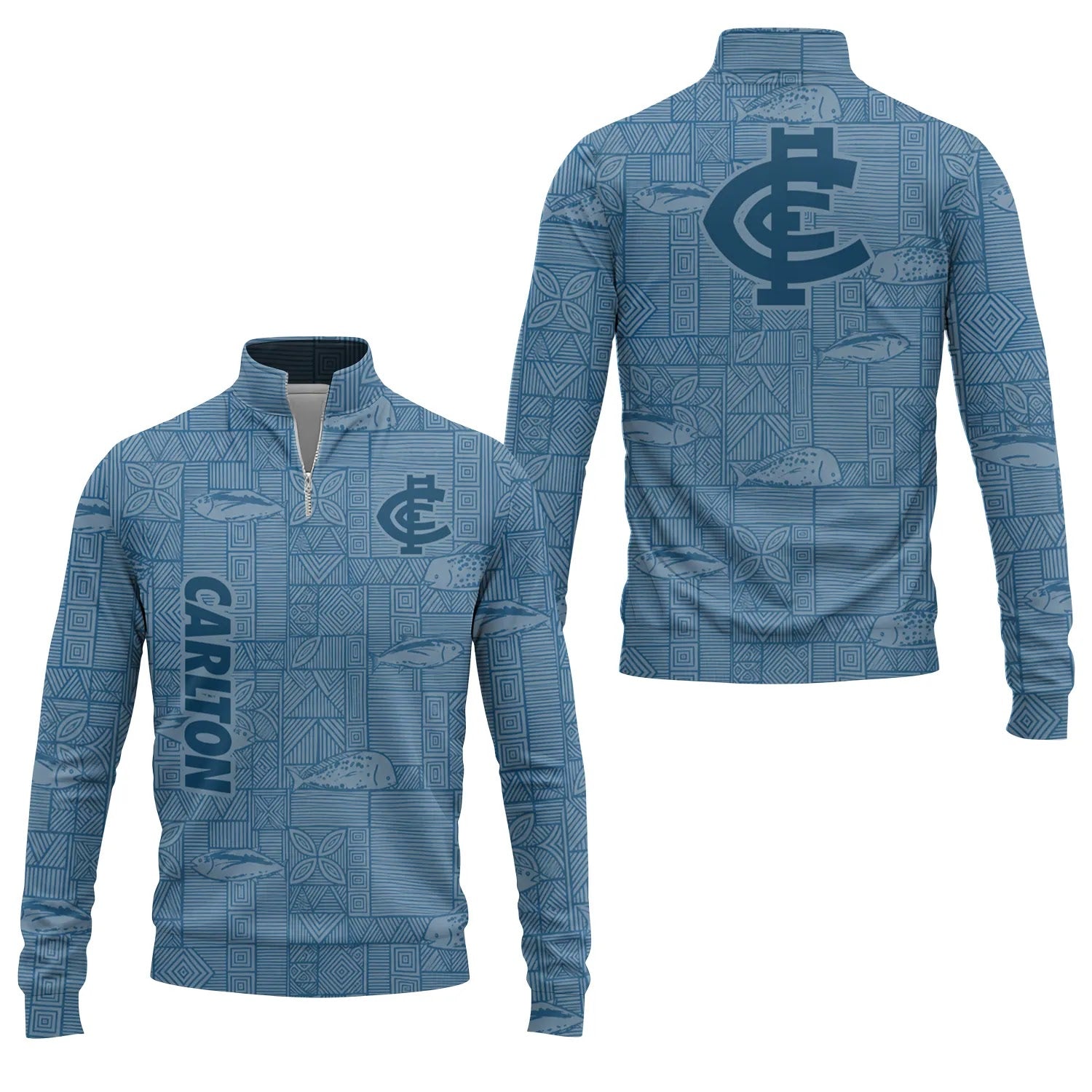 Carlton Blues Quarter-zip Pullover SHW012