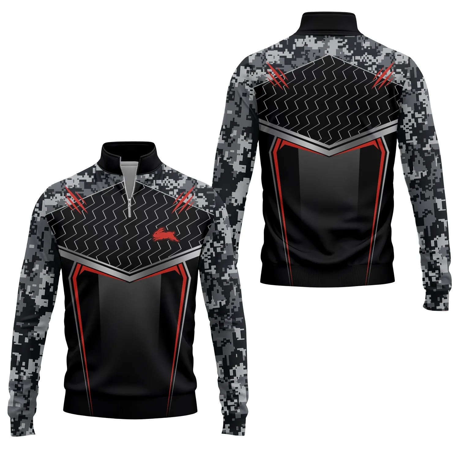 South Sydney Rabbitohs Quarter-zip Pullover SC115