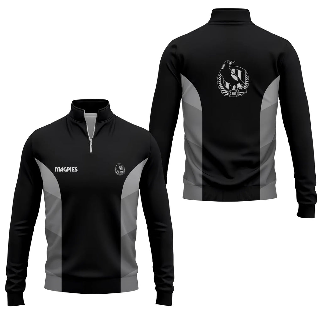 Collingwood Magpies Quarter-zip Pullover SC049