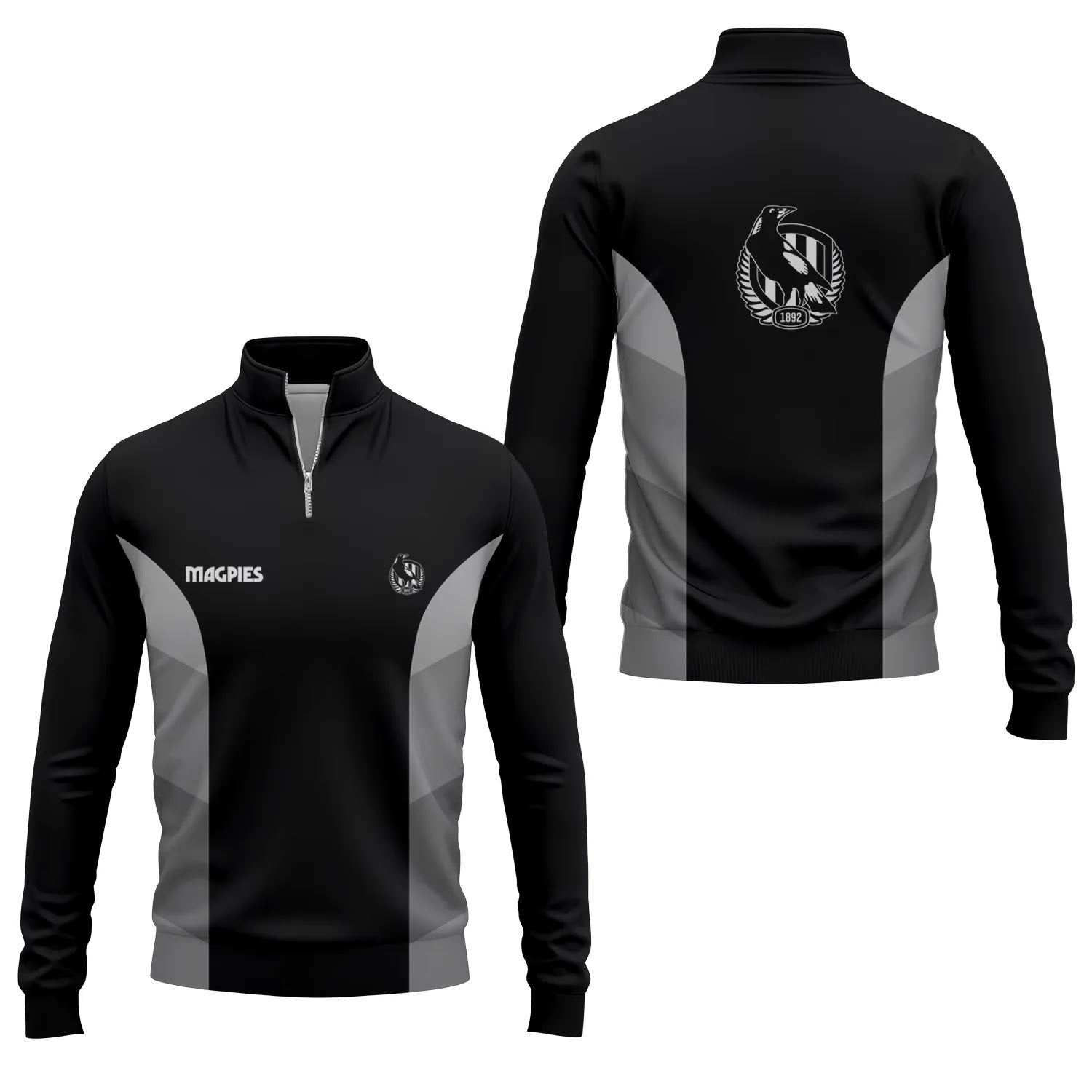 Collingwood Magpies Quarter-zip Pullover SC049