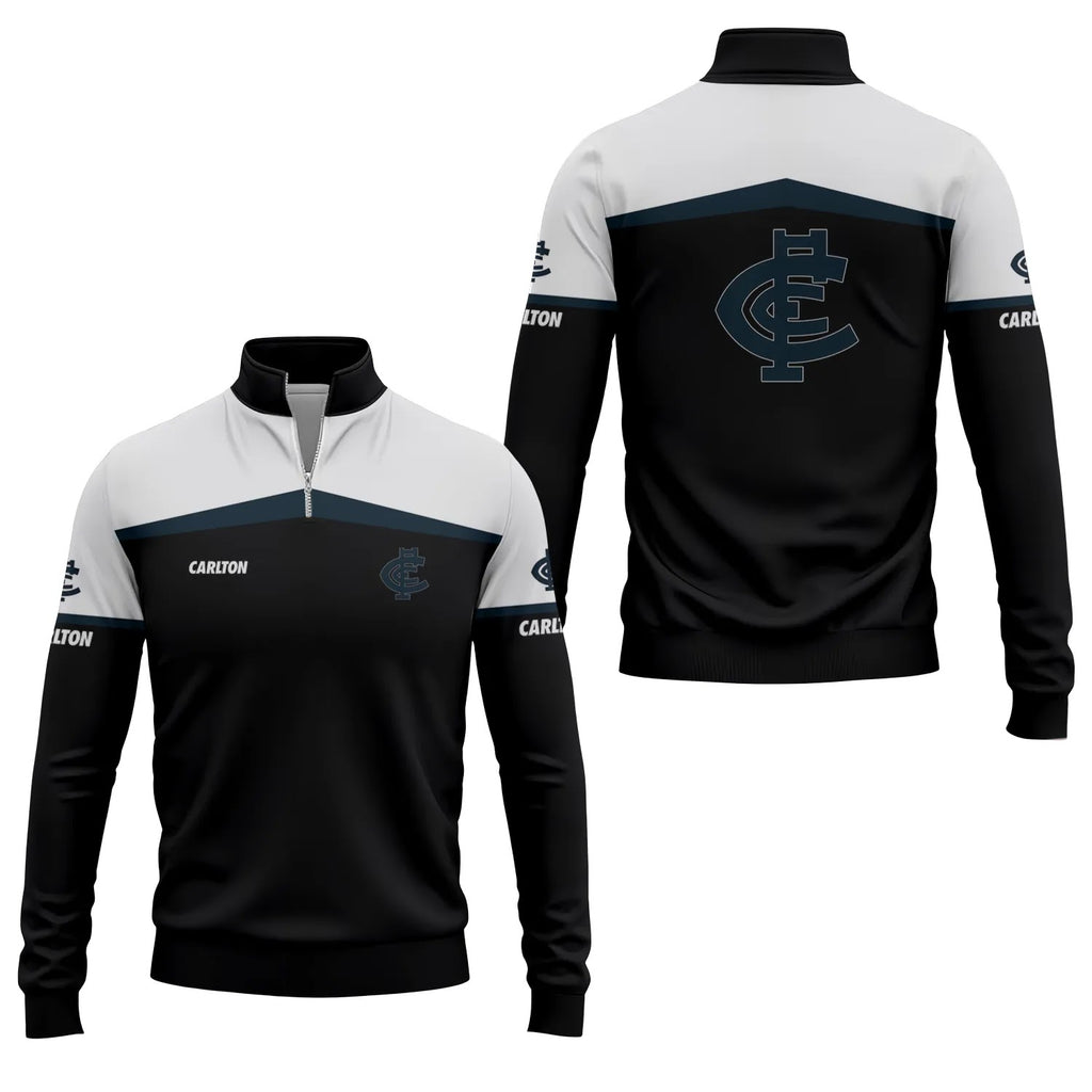 Carlton Blues Quarter-zip Pullover SC031