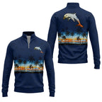 Dolphins Quarter-zip Pullover SHW017