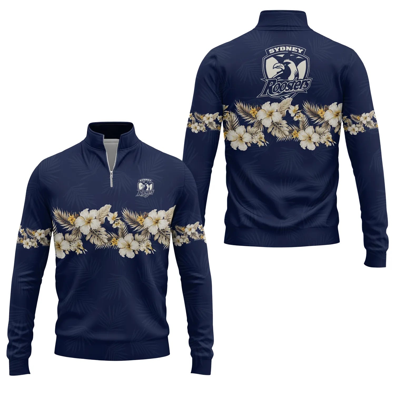 Sydney Roosters Quarter-zip Pullover SHW047