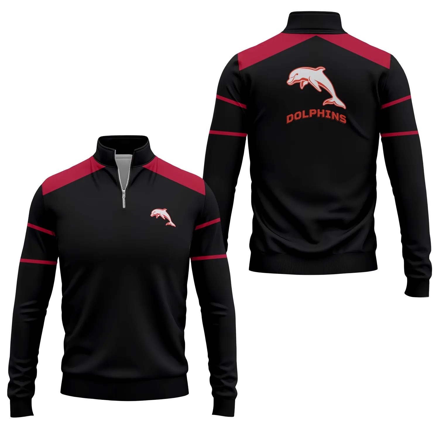 Dolphins Quarter-zip Pullover SC041