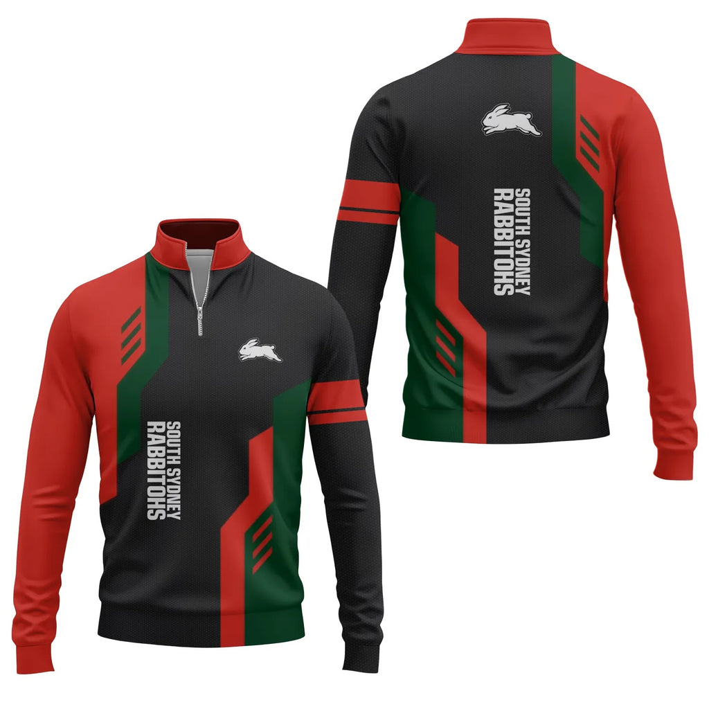 South Sydney Rabbitohs Quarter-zip Pullover SC029