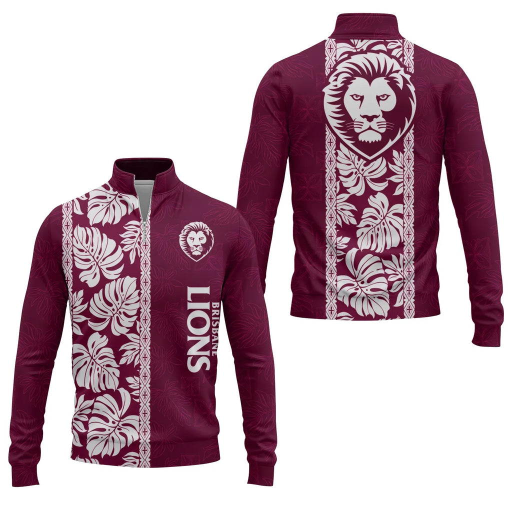 Brisbane Lions Quarter-zip Pullover SHW046