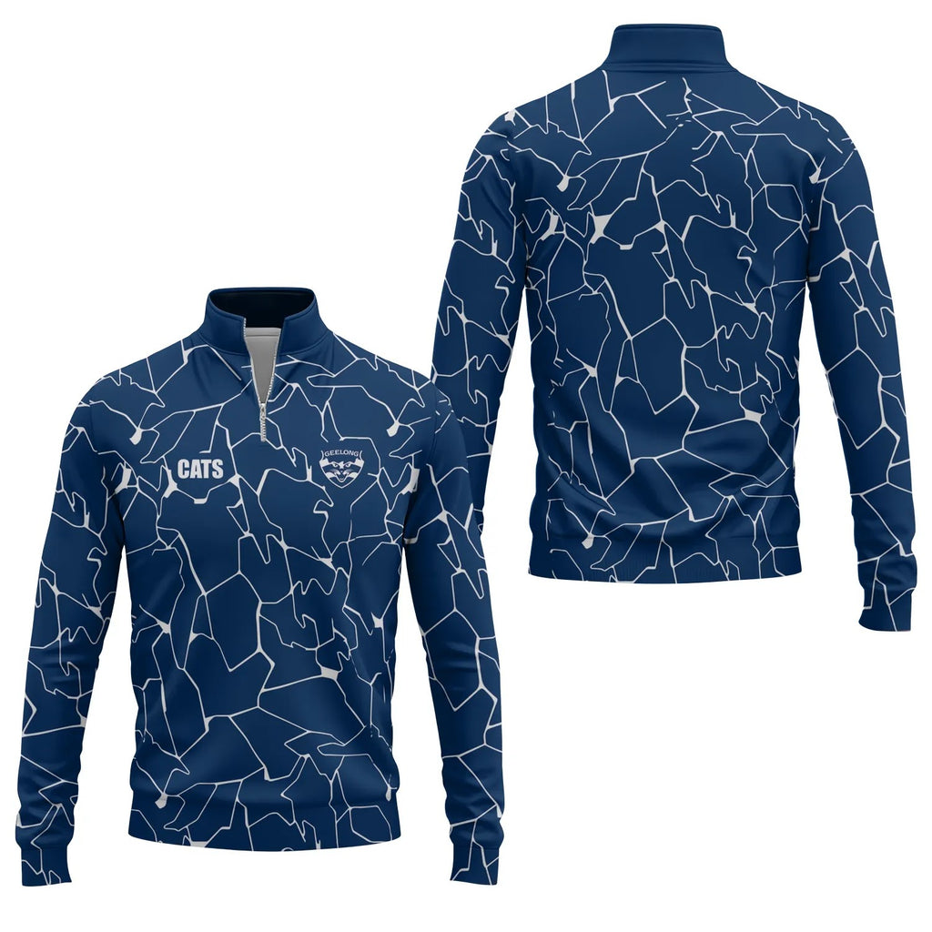 Geelong Cats Quarter-zip Pullover SC103
