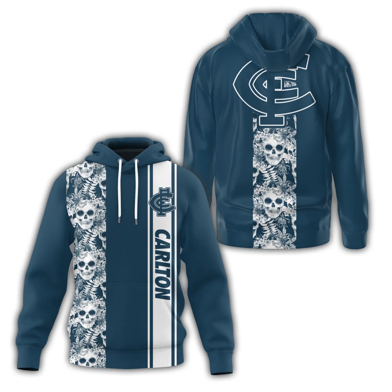 Carlton Blues Hoodie SHW042