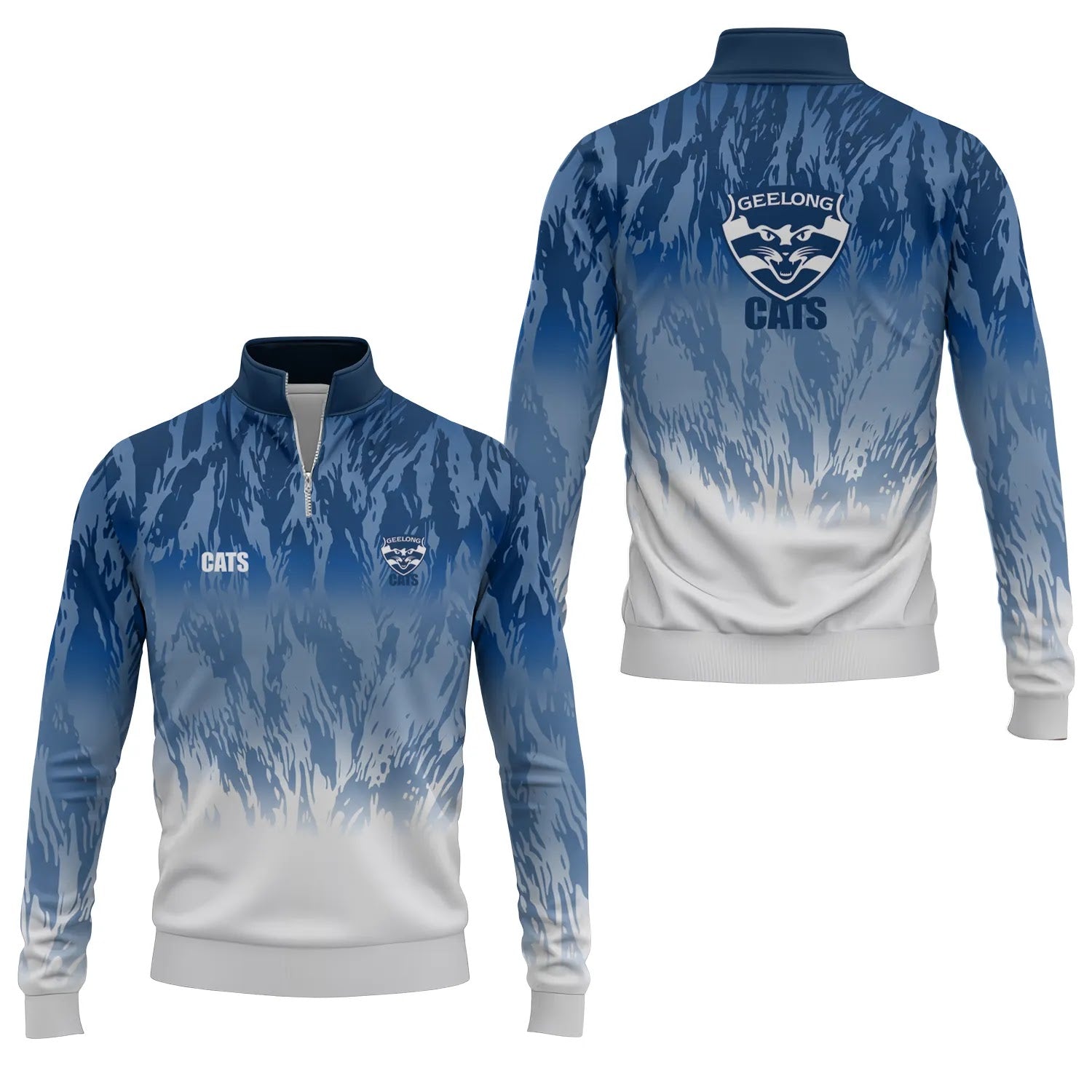 Geelong Cats Quarter-zip Pullover SC069