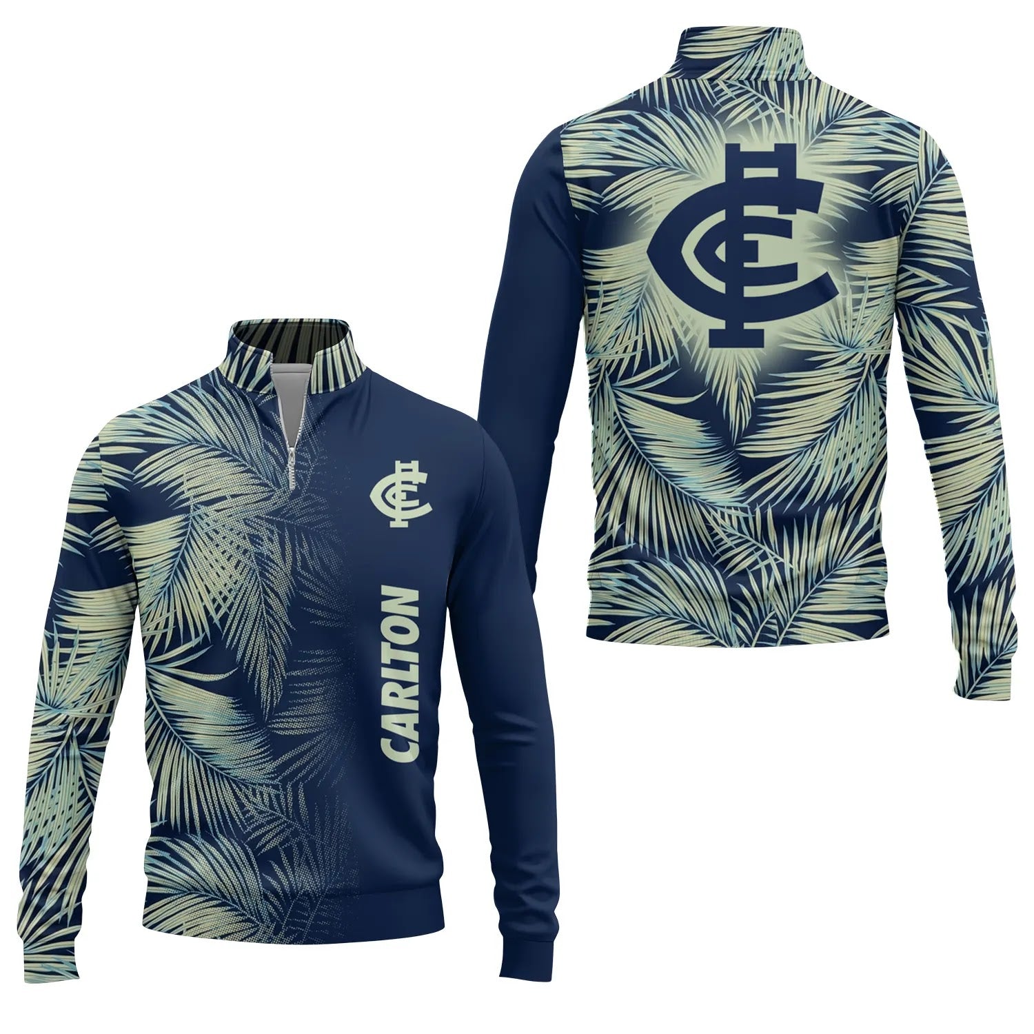 Carlton Blues Quarter-zip Pullover SHW003