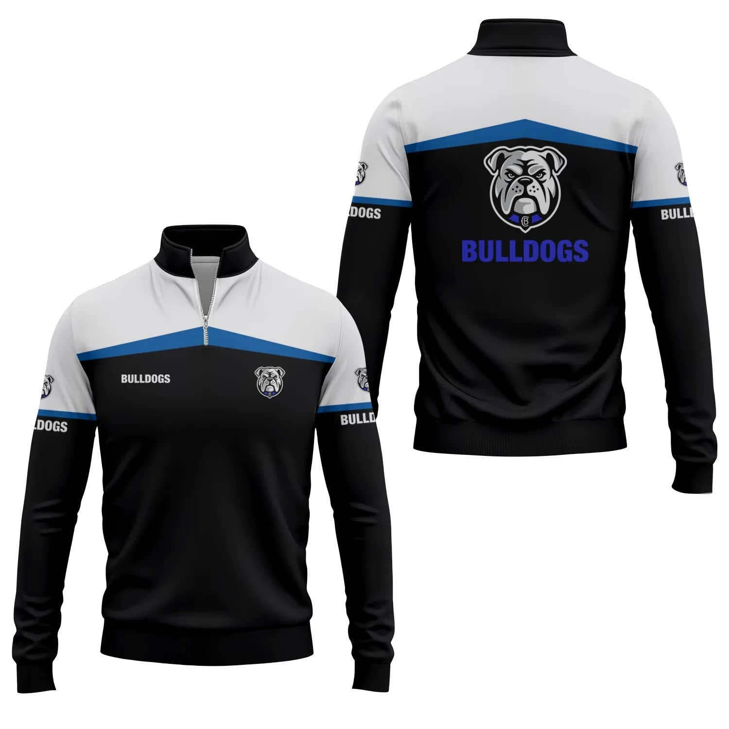 Canterbury-Bankstown Bulldogs Quarter-zip Pullover SC031