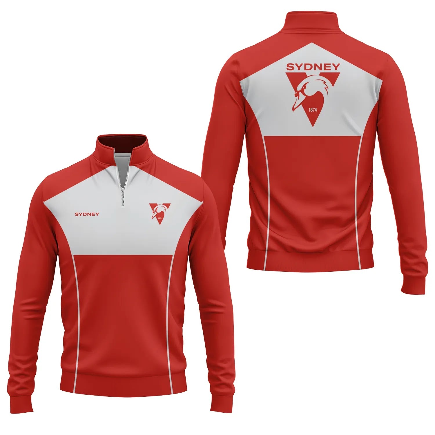 Sydney Swans Quarter-zip Pullover SC028
