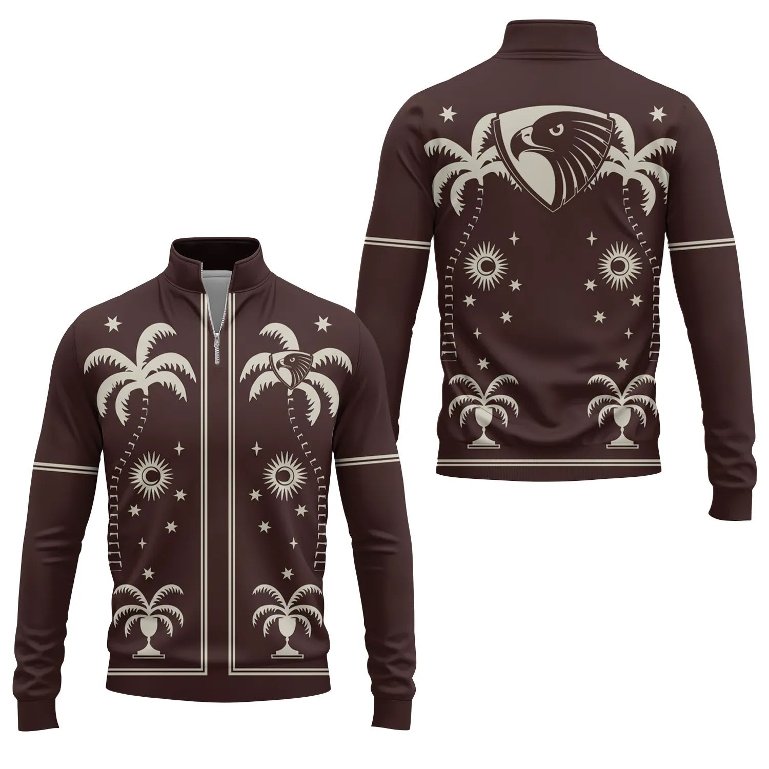 Hawthorn Hawks Quarter-zip Pullover SHW066