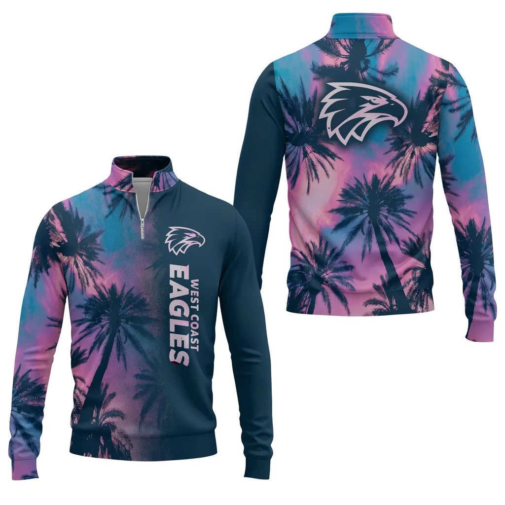 West Coast Eagles Quarter-zip Pullover SHW030