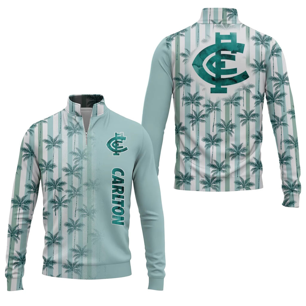 Carlton Blues Quarter-zip Pullover SHW028