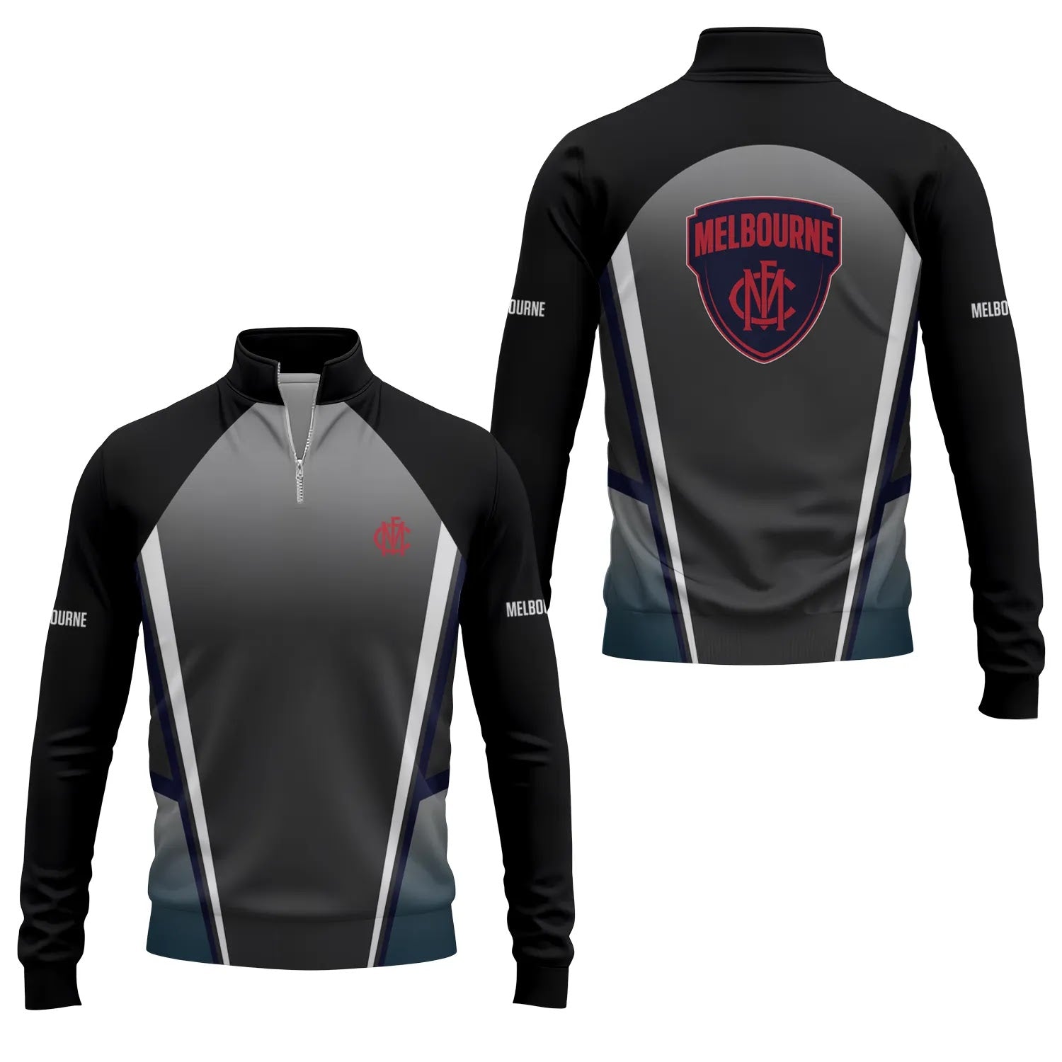 Melbourne Demons Quarter-zip Pullover SC037