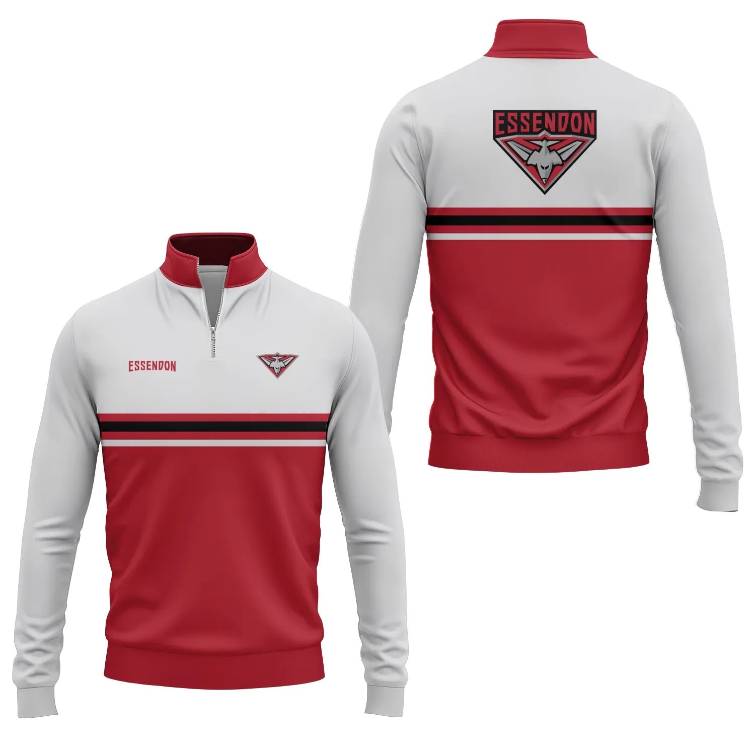 Essendon Bombers Quarter-zip Pullover SC015
