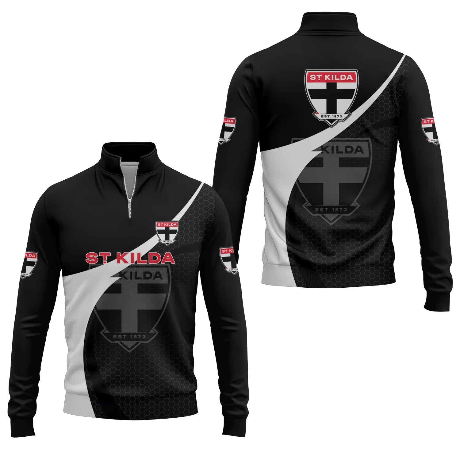 St Kilda Saints Quarter-zip Pullover SC002