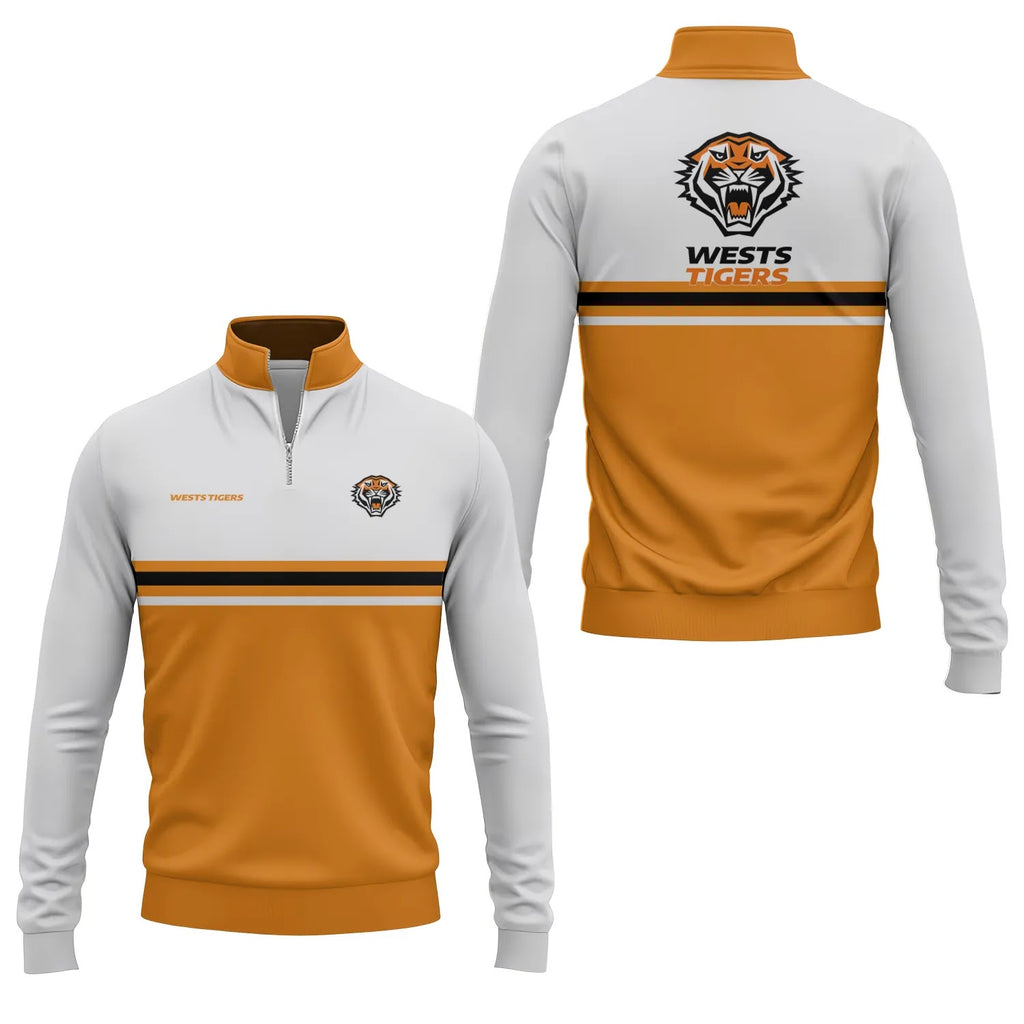 Wests Tigers Quarter-zip Pullover SC015