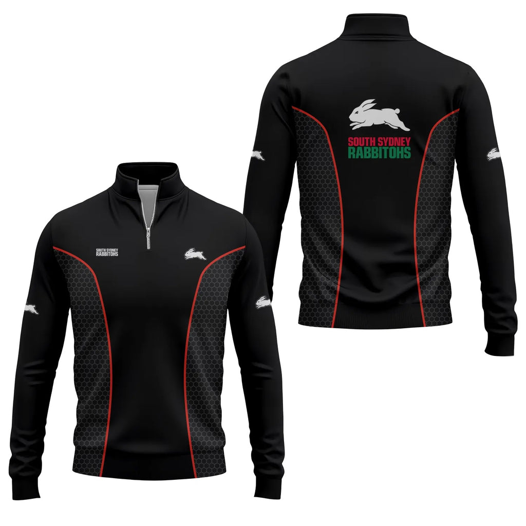 South Sydney Rabbitohs Quarter-zip Pullover SC072