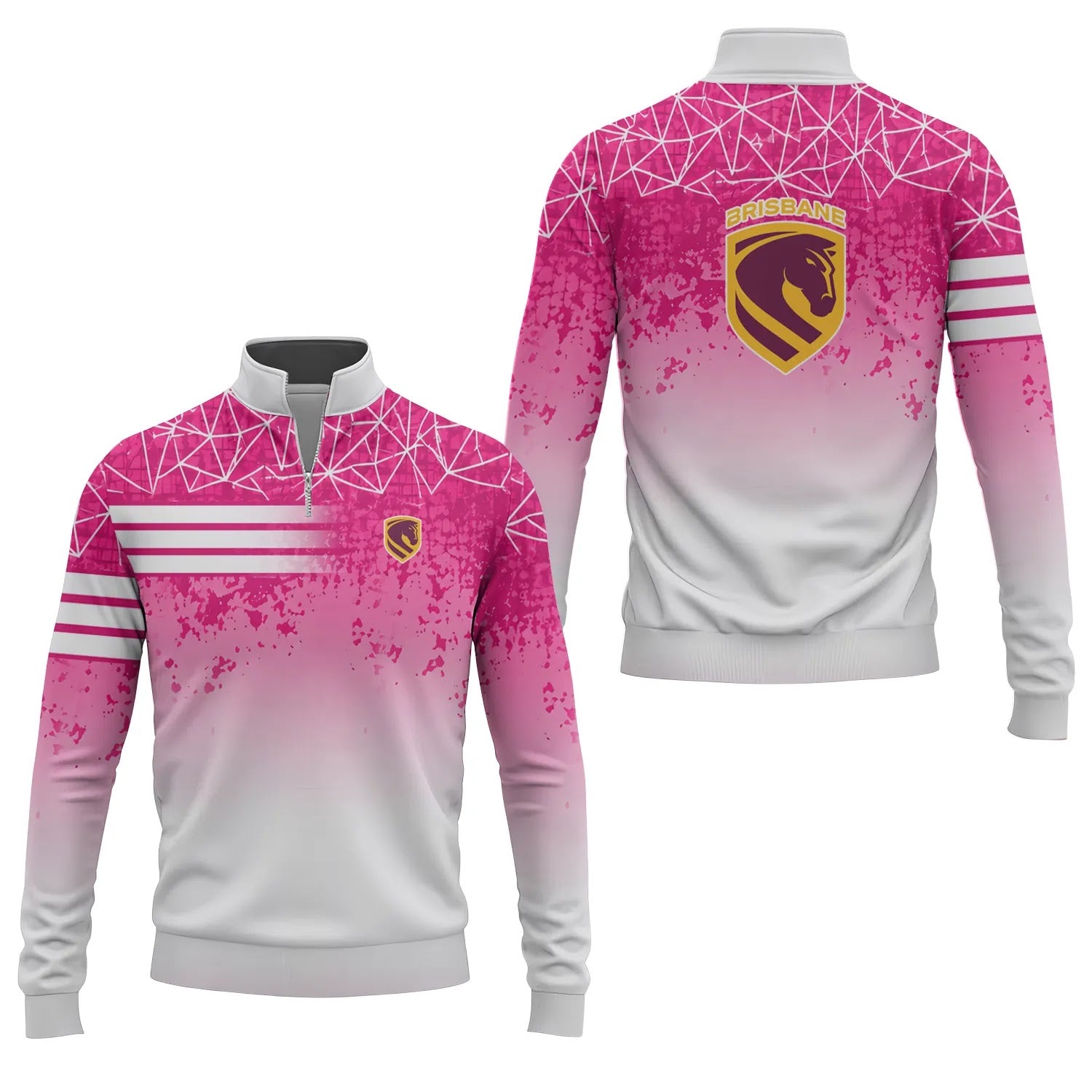 Brisbane Broncos Quarter-zip Pullover SC097