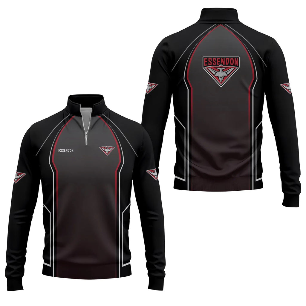 Essendon Bombers Quarter-zip Pullover SC061