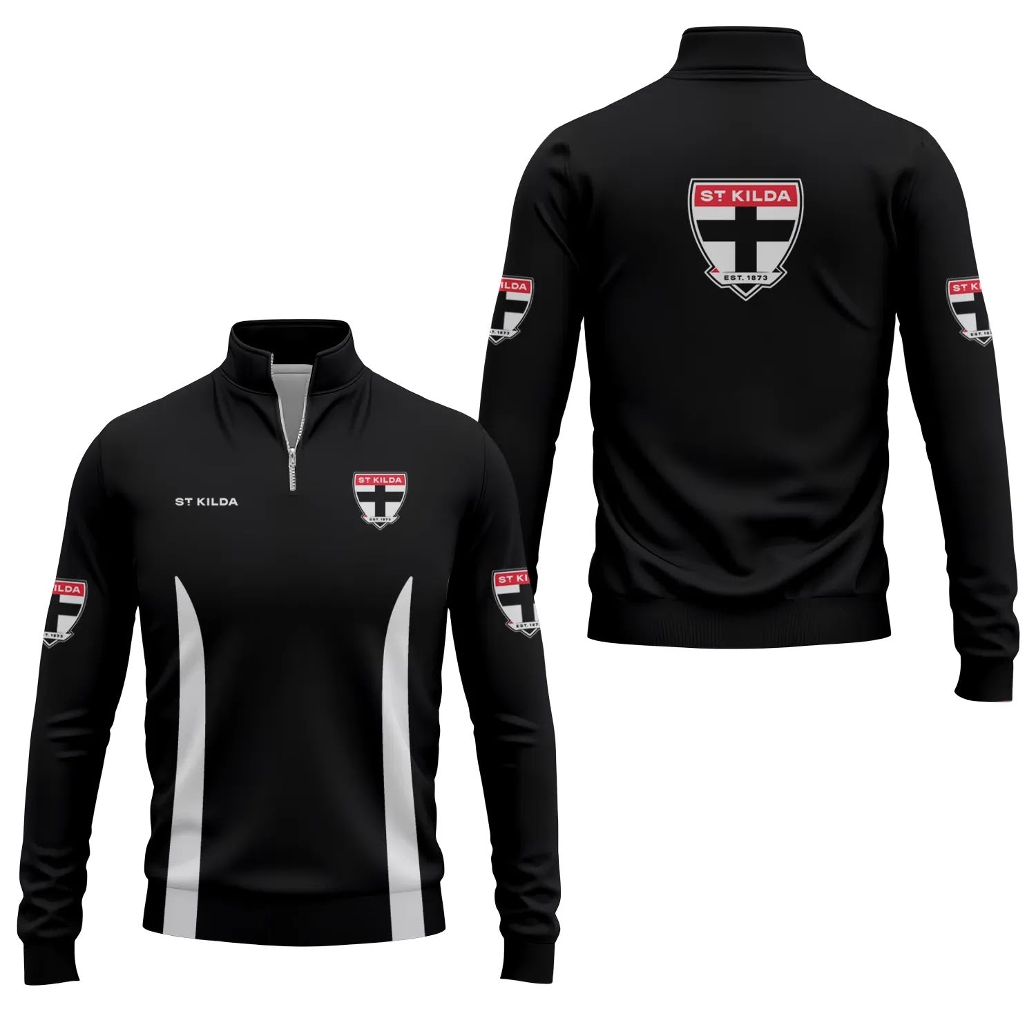 St Kilda Saints Quarter-zip Pullover SC006