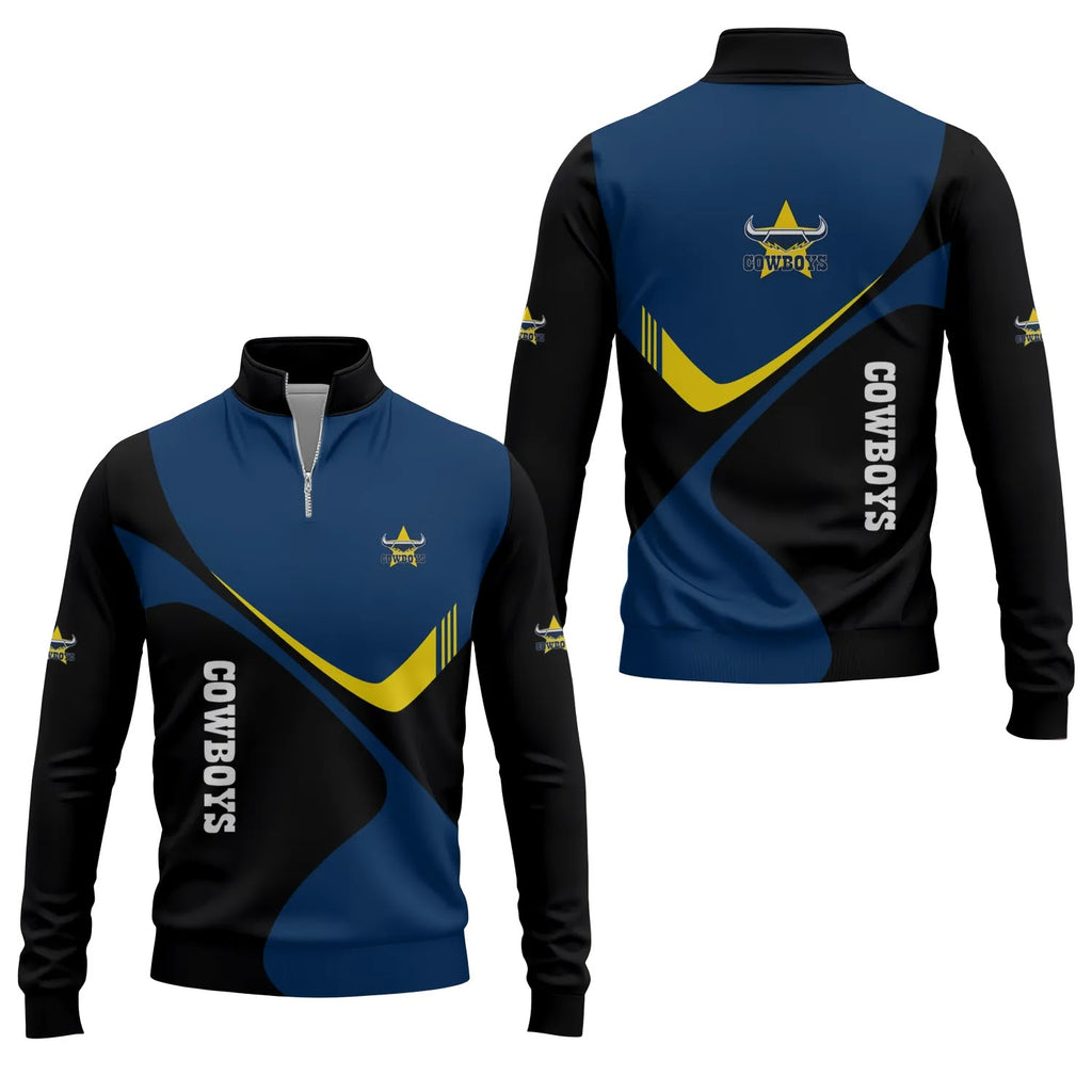 North Queensland Cowboys Quarter-zip Pullover SC058