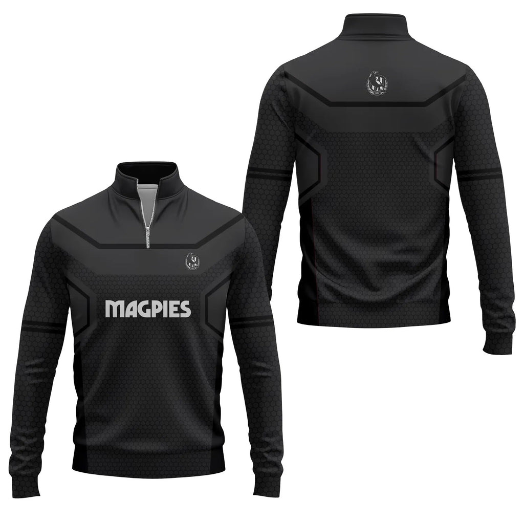 Collingwood Magpies Quarter-zip Pullover SC052