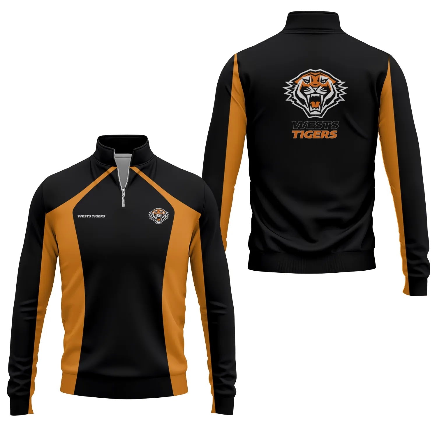 Wests Tigers Quarter-zip Pullover SC048